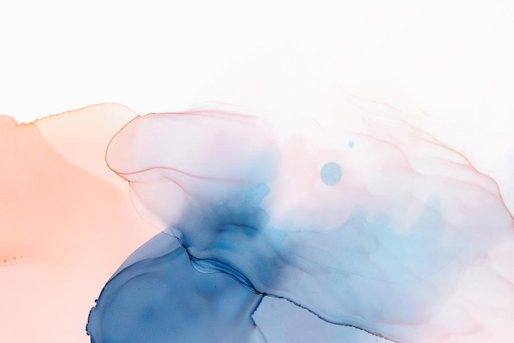 Water Abstract 62 (PRT_6109) - Canvas Art Print - 33in X 22in