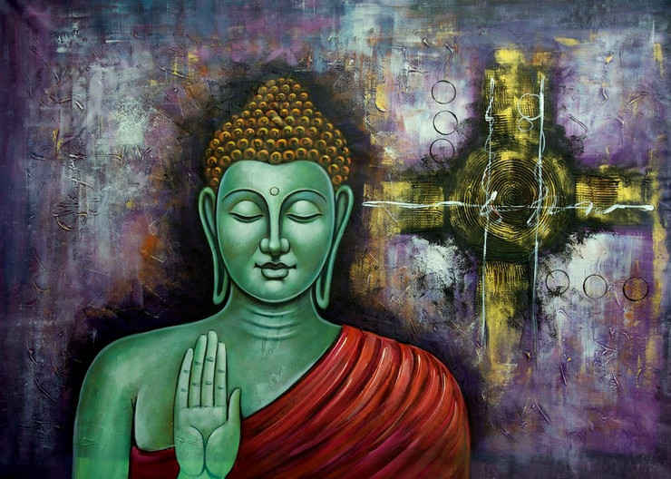 Divine Light 1,Buddha,Buddhism,Meditation,Green Buddha