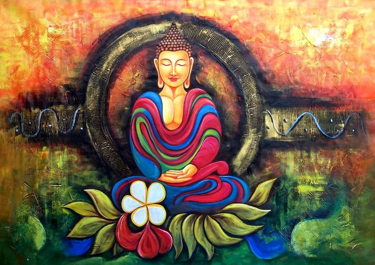 abstract buddha, buddha, gautam buddha, lord buddha, meditating buddha,smiling buddha, buddha with lotus, lotus