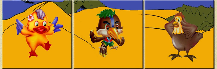 Kids Corner,Kids Painting,Cartoons,Cartoons,Characters,Birds,Twitty,Cock