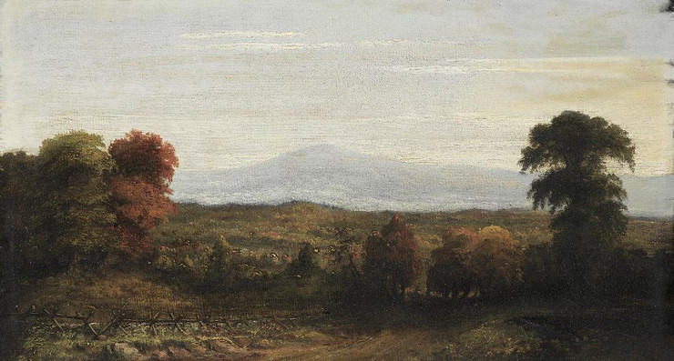 Landscape (PRT_6664) - Canvas Art Print - 28in X 15in
