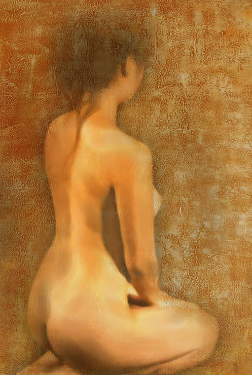 Nude Painting,Nude Lady,Women,Model,Pose,Bare Body