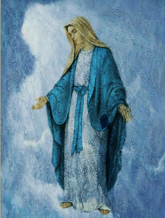 Jesus of Nazareth ,Jesus,Christian denominations, God's important prophets,Blue background shades of colors