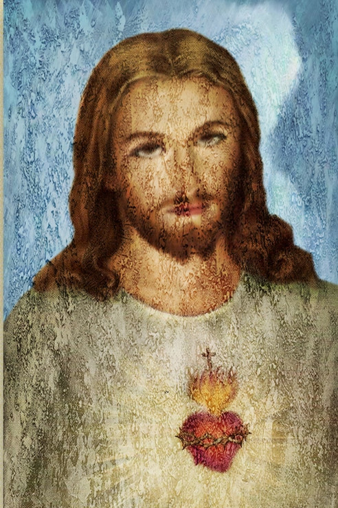 Jesus of Nazareth ,Jesus,Christian denominations, God's important prophets,White,Blue background shades of colors