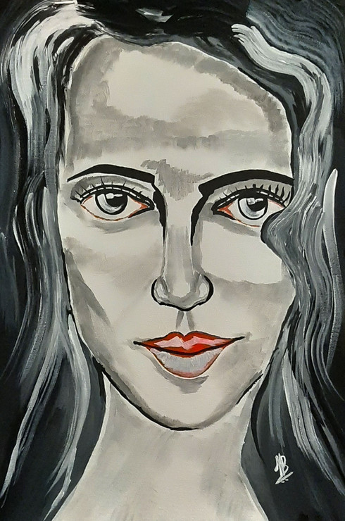 Portrait (PRT_5839_54979) - Canvas Art Print - 16in X 24in