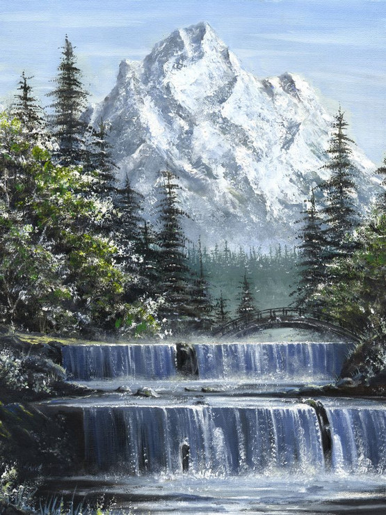 Landscape,Nature,White,Orange Shades of Nature,Tree,Flowers,Scenery,water fall