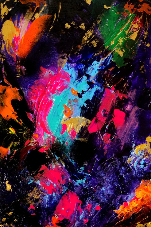Amor (ART_7285_55185) - Handpainted Art Painting - 8in X 12in