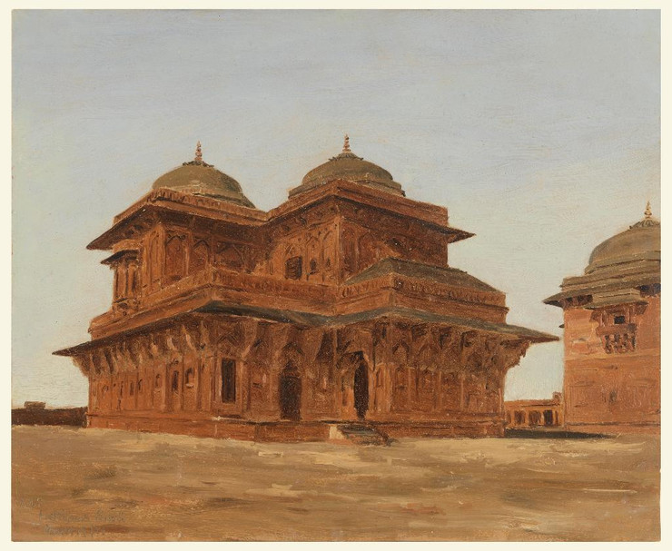 Fatehpur Sikri, Birbal‚Äôs Palace, India (PRT_7405) - Canvas Art Print - 18in X 15in