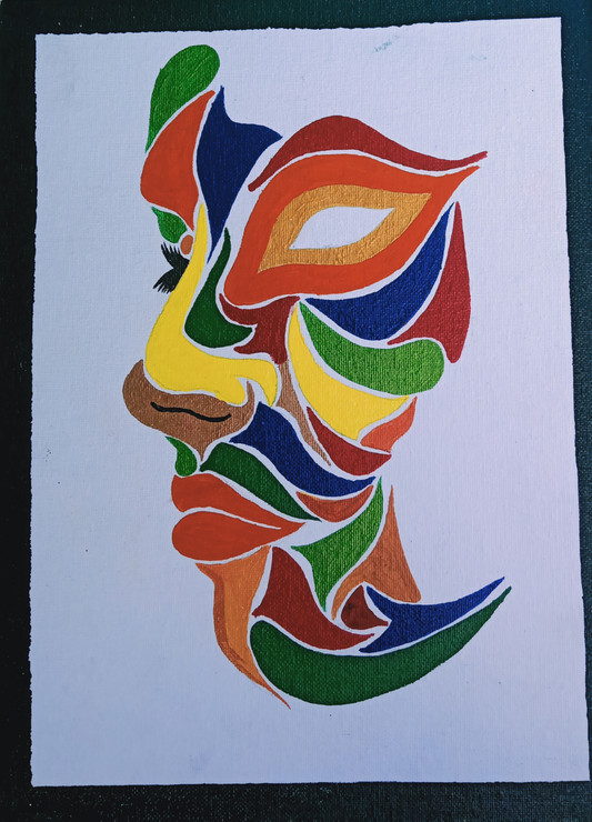Acrylic painting (ART_7978_55763) - Handpainted Art Painting - 12in X 15in