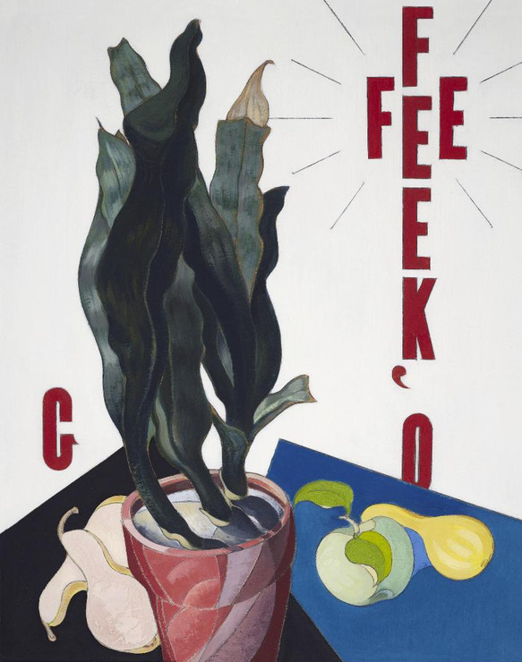 O'Keeffe By Charles Demuth (PRT_8058) - Canvas Art Print - 28in X 36in