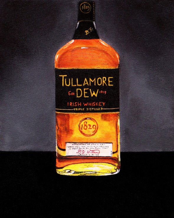 Tullamore dew (ART_7285_56274) - Handpainted Art Painting - 8in X 10in