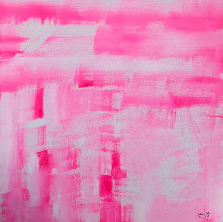 Revisiting The Past! (ART_3251_56574) - Handpainted Art Painting - 24in X 24in
