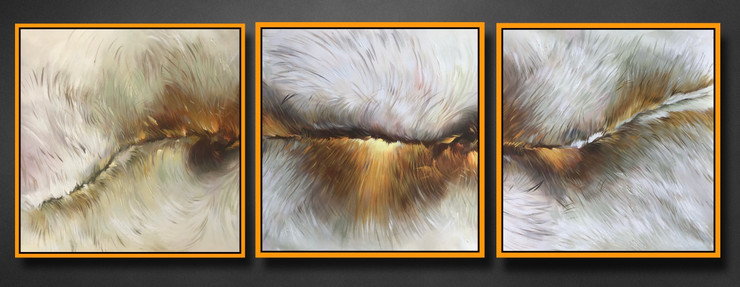 Abstract painting  (ART_6706_57321) - Handpainted Art Painting - 72in X 30in