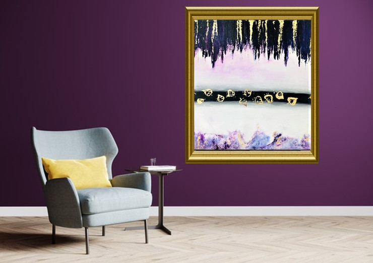 Abstract  (ART_8073_57249) - Handpainted Art Painting - 30in X 20in