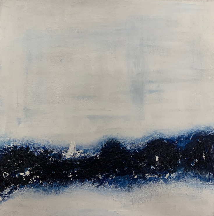 Abstract Art (ART_2668_57378) - Handpainted Art Painting - 12in X 12in