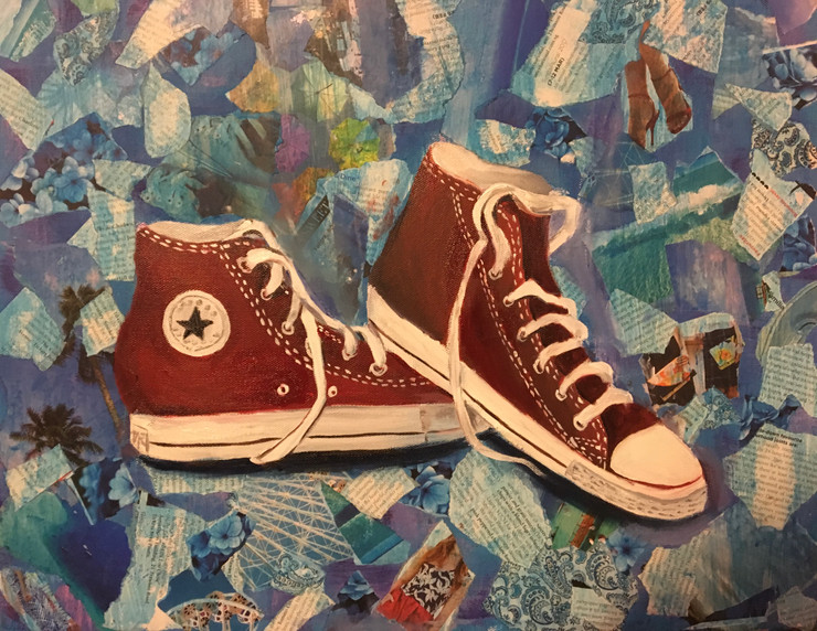 Canvas on canvas  (ART_8125_57977) - Handpainted Art Painting - 16in X 20in