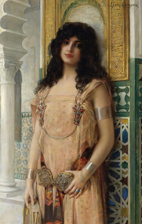 An Eastern Beauty By L√©on Fran√ßois Comerre (PRT_8418) - Canvas Art Print - 16in X 25in