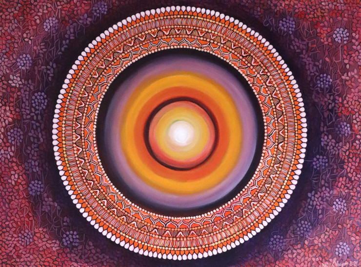 THE LIGHT INSIDE -4 (ART_3702_58249) - Handpainted Art Painting - 40in X 30in