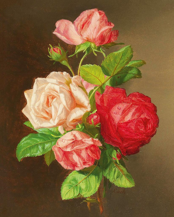 Roses By Andreas Lach (PRT_9533) - Canvas Art Print - 22in X 28in