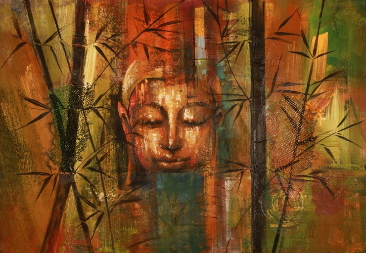 Contemplation - Buddha Meditates,Buddha,Buddhism,Peace