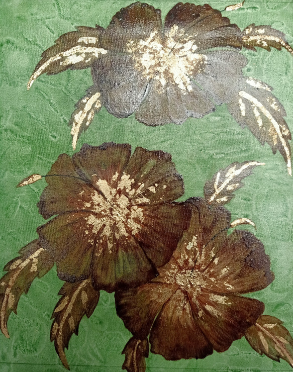 Hydrangeas (ART_5398_59527) - Handpainted Art Painting - 16in X 20in