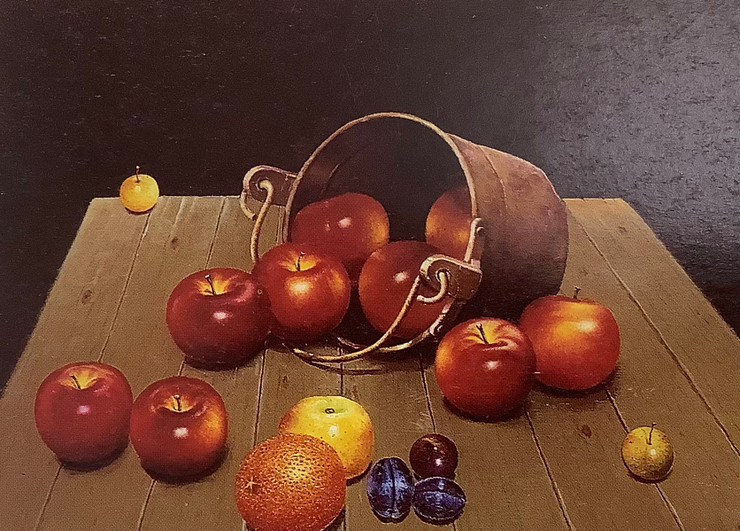 Realistic Fruits Artwork (ARTOHOLIC) (ART_3319_59601) - Handpainted Art Painting - 36in X 24in