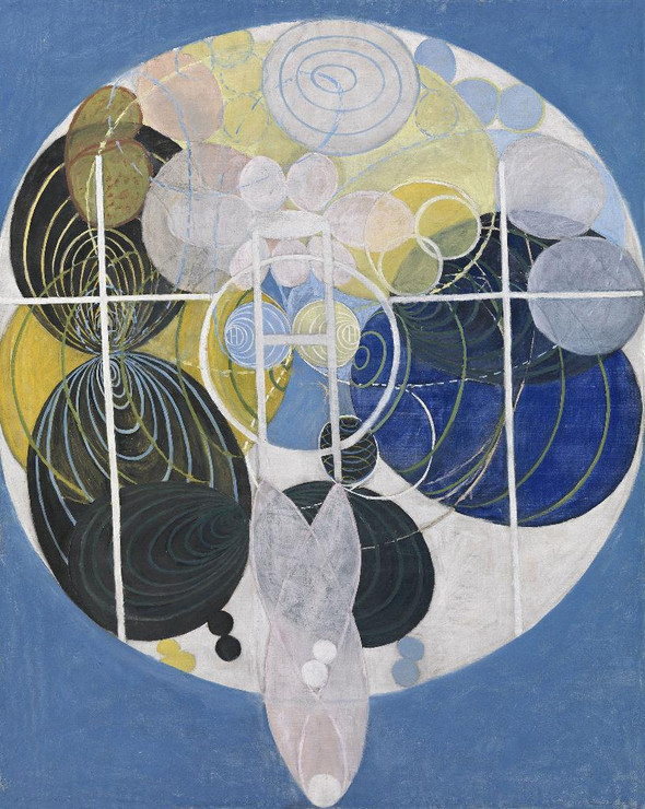 The Large Figure Paintings, No 5 Group 3 (1907) By Hilma Af Klint (PRT_10193) - Canvas Art Print - 16in X 21in