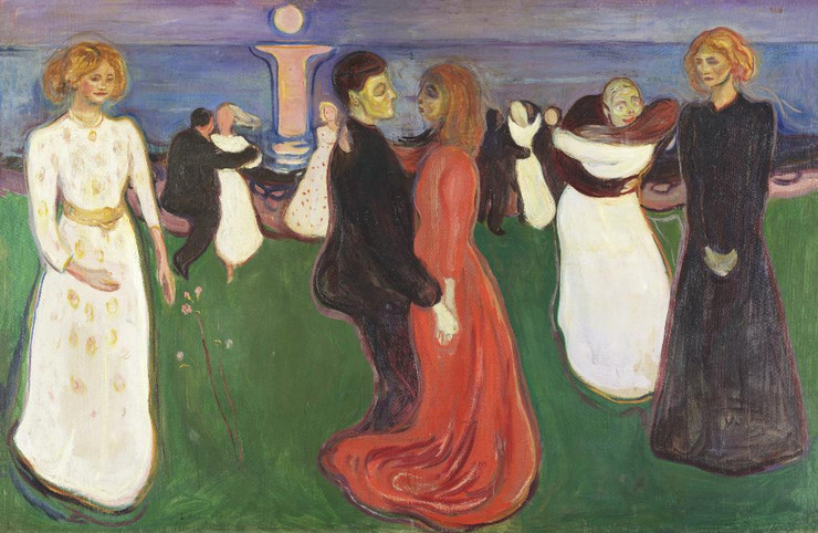 The Dance Of Life (1899) By Edvard Munch (PRT_10191) - Canvas Art Print - 43in X 28in