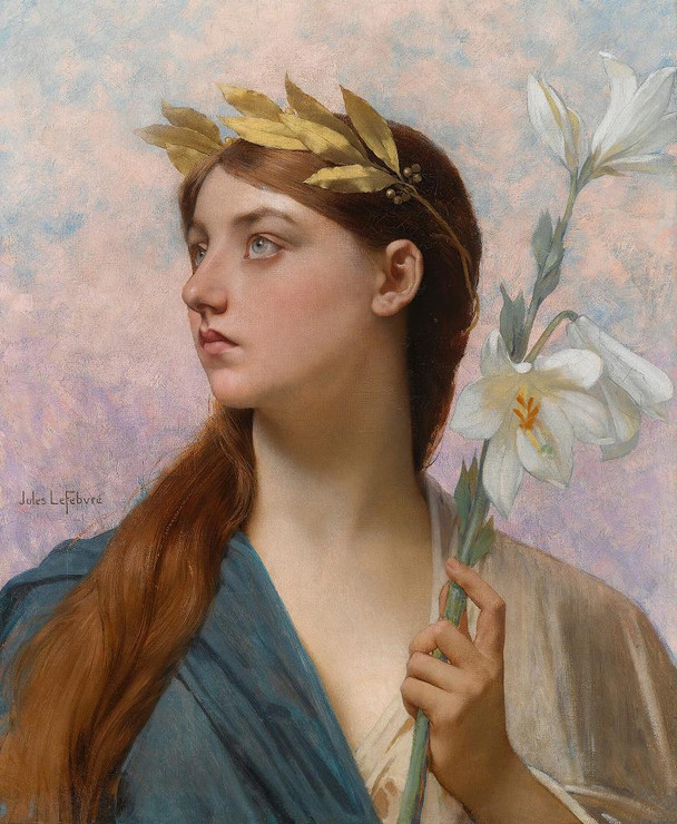 An Allegory Of Victory By Jules Joseph Lefebvre (PRT_10602) - Canvas Art Print - 23in X 27in