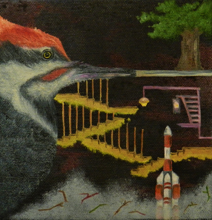 Untitled (ART_8326_61018) - Handpainted Art Painting - 6in X 6in