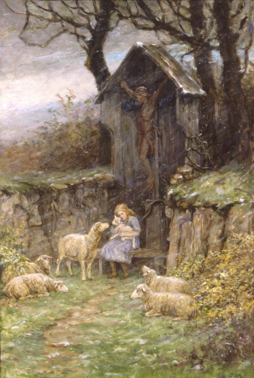 Refuge (1912) By Frederick Stuart Church (PRT_10824) - Canvas Art Print - 26in X 38in