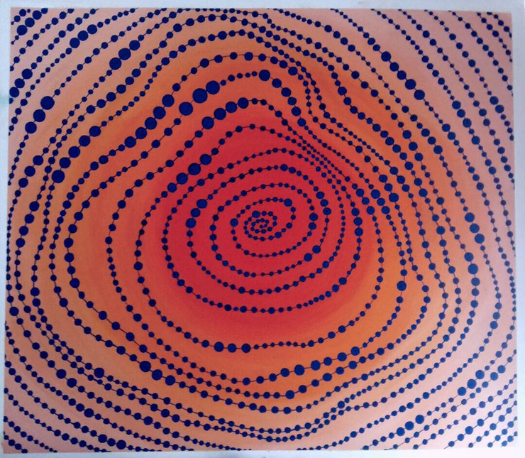 Infinity (ART_8370_62273) - Handpainted Art Painting - 48in X 42in