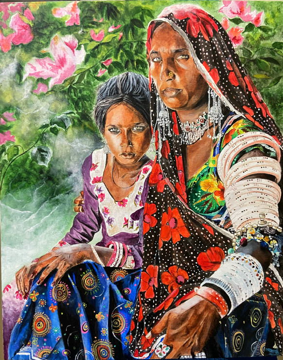 The Pride (ART_7367_62394) - Handpainted Art Painting - 24in X 30in