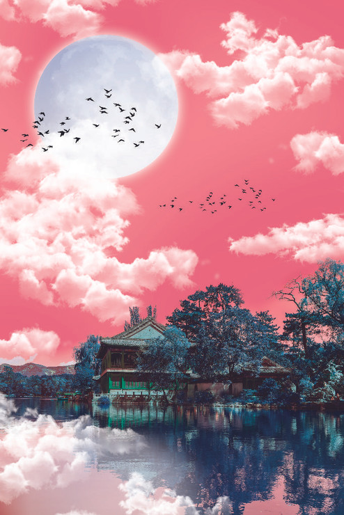 Digital Artwork556 (PRT_11605) - Canvas Art Print - 28in X 42in