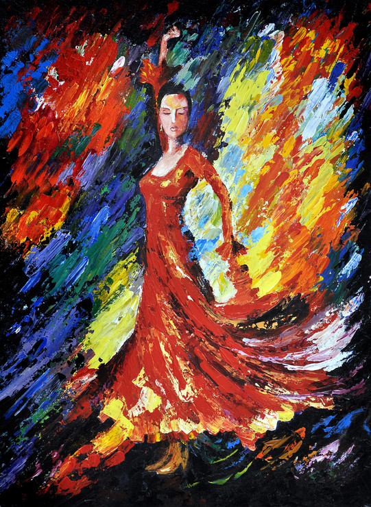 Dancing lady,Red Dress women,Dance in red,best Move