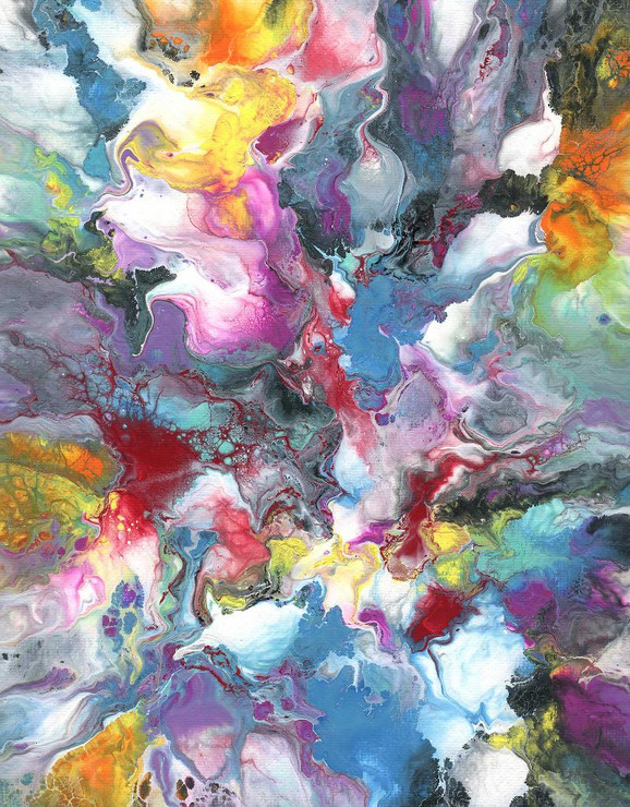 Digital Artwork610 (PRT_11623) - Canvas Art Print - 28in X 36in