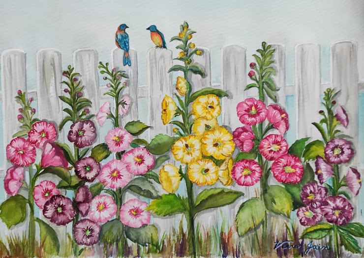 Guftagoo (ART_3827_63805) - Handpainted Art Painting - 16in X 12in