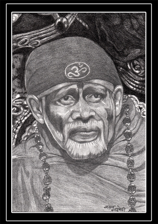 Shirdi Sai Baba (PRT_8408_63697) - Canvas Art Print - 60in X 85in