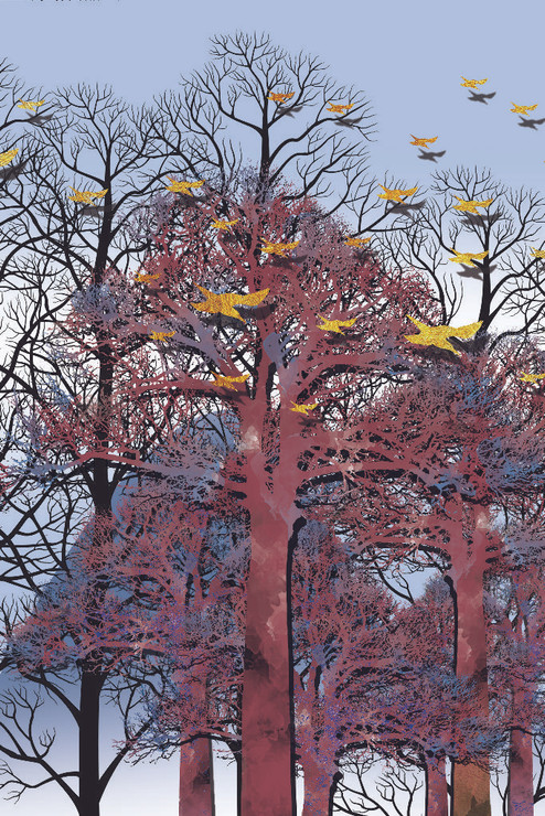 Digital Artwork071 (PRT_12138) - Canvas Art Print - 19in X 28in