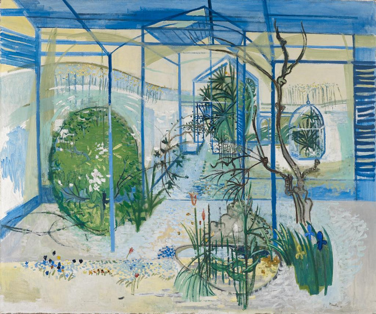 Greenhouse (1939) By Walter Kurt Wiemken (PRT_12484) - Canvas Art Print - 31in X 26in