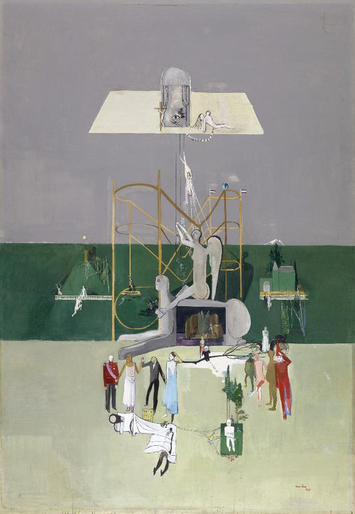 Life (1935) By Walter Kurt Wiemken (PRT_12485) - Canvas Art Print - 27in X 39in