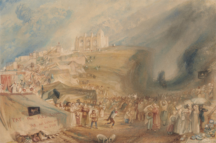 Saint Catherine‚Äôs Hill, Guildford, Surrey (1830) By Joseph Mallord William Turner (PRT_12544) - Canvas Art Print - 40in X 26in