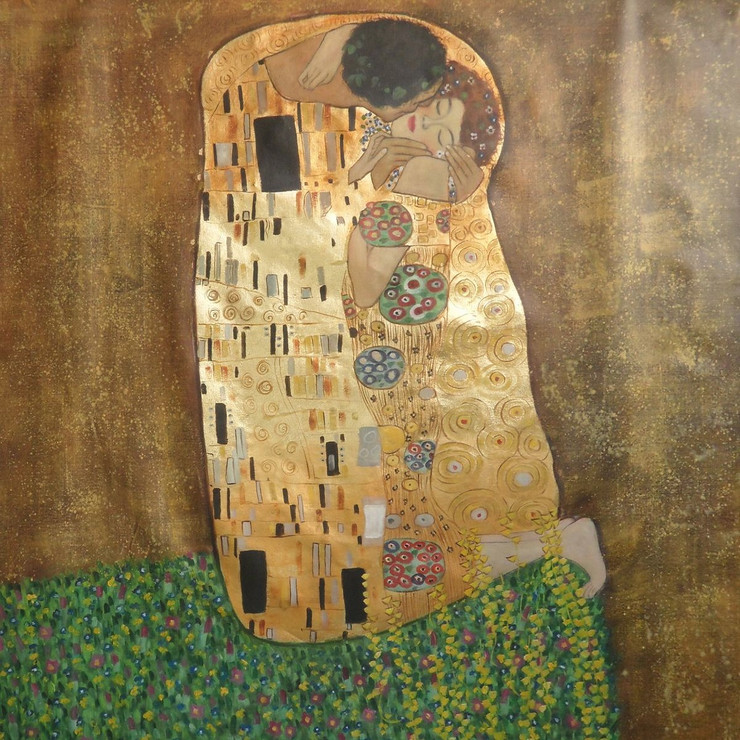Vangogh Lady,kiss of love,Replica