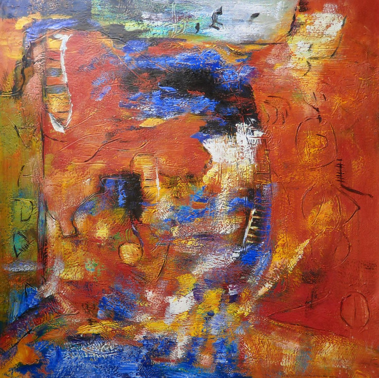 The World Fell Away, visual language of shape, form, color and line ,Abstract art, nonfigurative art, nonobjective art, and nonrepresentational art