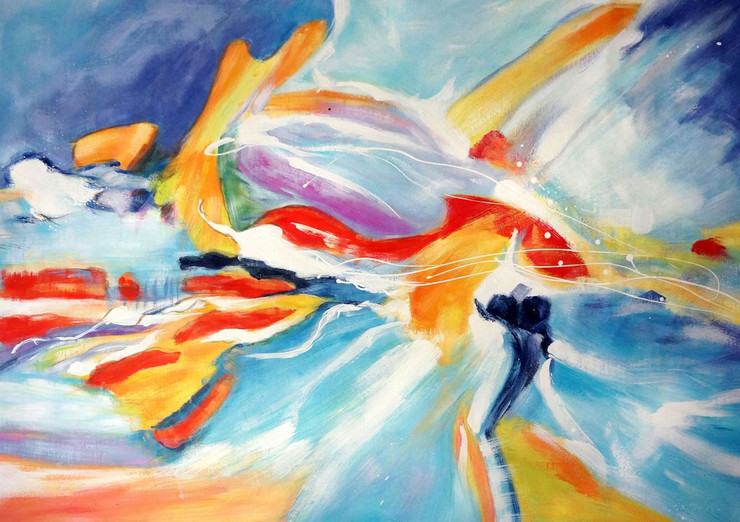 visual language of shape, form, color and line ,Abstract art, nonfigurative art, nonobjective art, and nonrepresentational art,Healing Thoughts