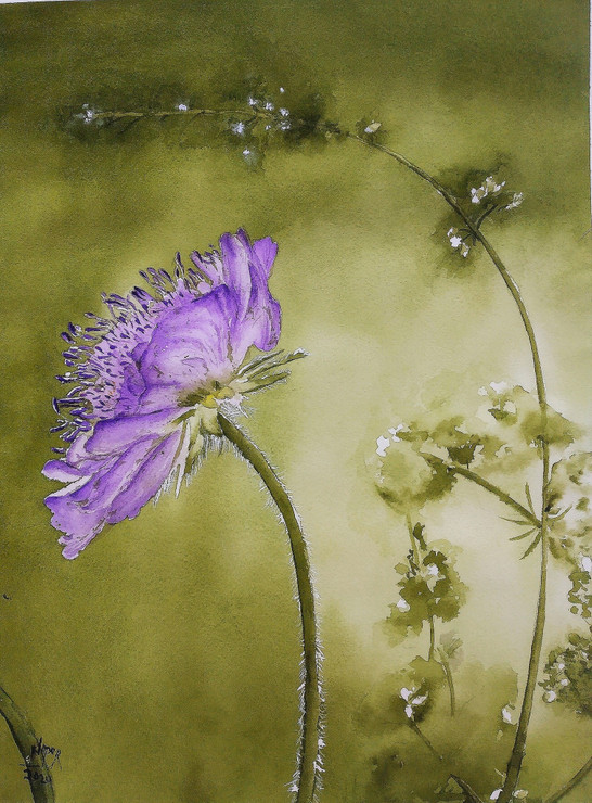 Glory (ART_231_66442) - Handpainted Art Painting - 12in X 16in