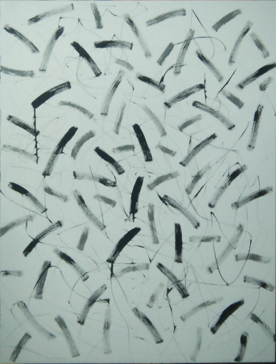 Untitled (ART_8208_59109) - Handpainted Art Painting - 36in X 48in