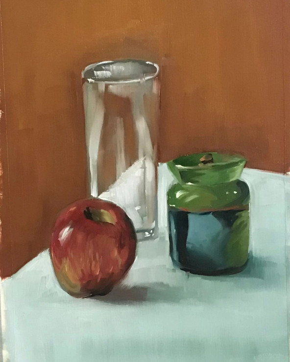 Still Life (ART_8316_66788) - Handpainted Art Painting - 11in X 15in