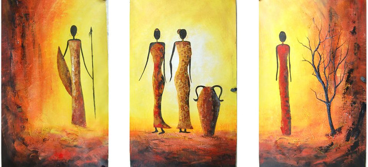 Tribal Art,Figurative,Multipiece