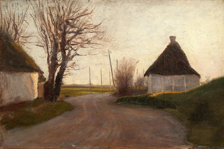 Landscape (before 1902) (PRT_15358) - Canvas Art Print - 38in X 25in